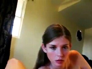 Amateur teen handjob