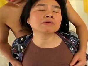 54yr Old Shaggy Japanese Granny Sucks And Bonks (Uncensored), A Cute 54yo Japanese Granny With Firm Bra Buddies Hard Nips And A Very Bushy Love Tunnel Acquires Bare Fingered Cums Acquires Toyed Cums Once More Sucks Knob Copulates Multiple Ways And Acquires Cum Discharged On Her Mangos. Have A Fun! Porn