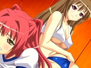 Anime JOI Hentai She Saw Her Masturbating And It End As Lesbian Sex - Anejiru 2 Porn