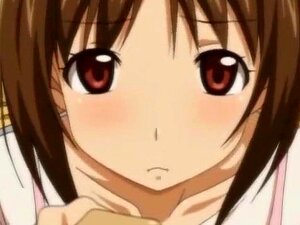 Anime-Süßi Bekommt Ihre Stehenden Nippel Geleckt