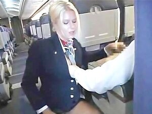 Stewardess Gives A Blowjob - Porn