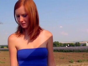 Real amateur redhead Eurobabe fucked and creampied