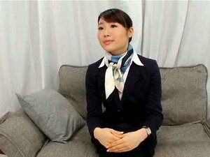 Sex Addicted Japanese Stewardess Gets Fingered And Fucked Porn